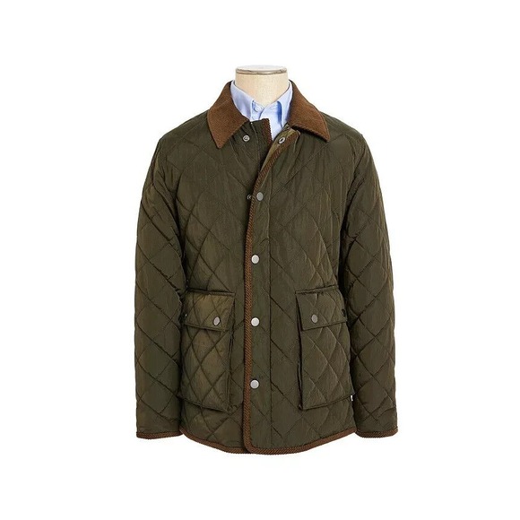 Lauren‎ Ralph Lauren Big Boys Diamond-Shaped Regular Raincoat Size 10 $230